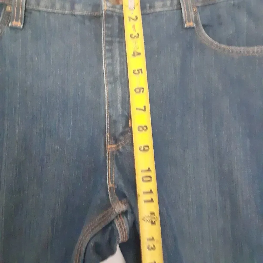 Carhartt Traditional Fit Straight Jeans Men's 38x30 Blue Med Wash Denim